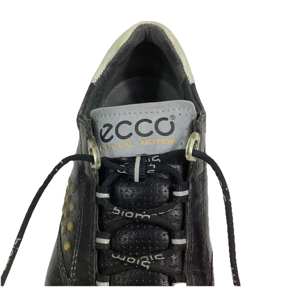 Ecco Biom Spikeless Golf Shoes - Men's Sz 5 - Black Yak Leather - E-DTS